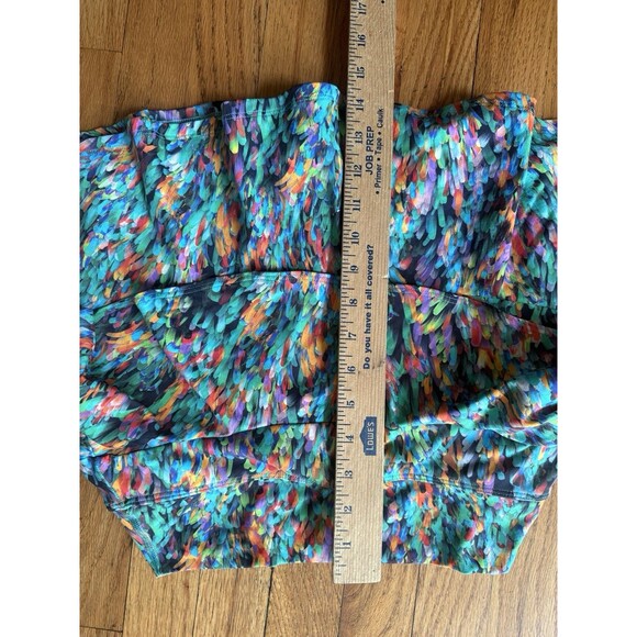 DonaJo Skort Size 1 Small Watercolor Print Tiered Ruffle Shorts Pickleball - Picture 5 of 6